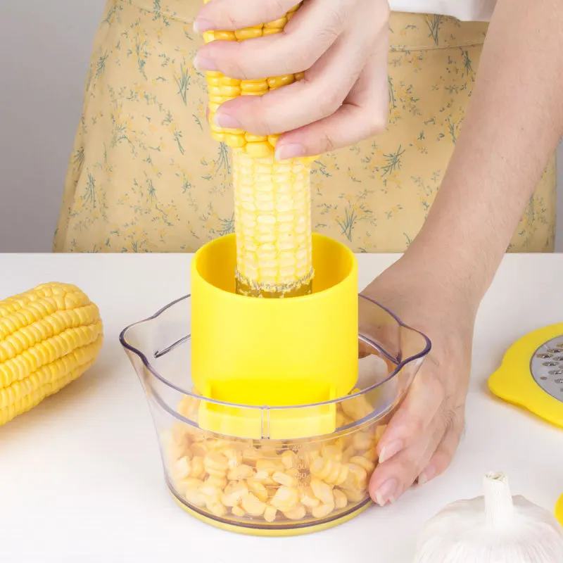

New 4 in 1 Multifunctional Corn Stripping Tool Corn Slicers Cutter Ginger Grater Fruit & Vegetable Tools