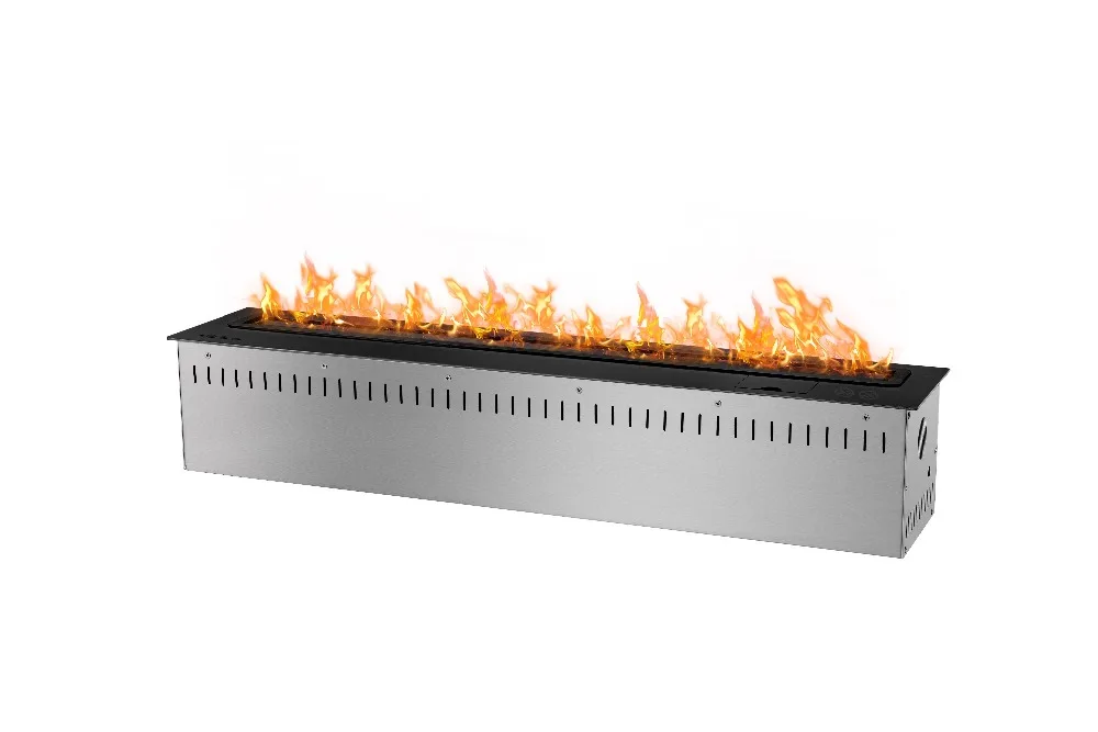 36 inch Smart Remote control intelligent silver or black  auto queimador de lareira etanol