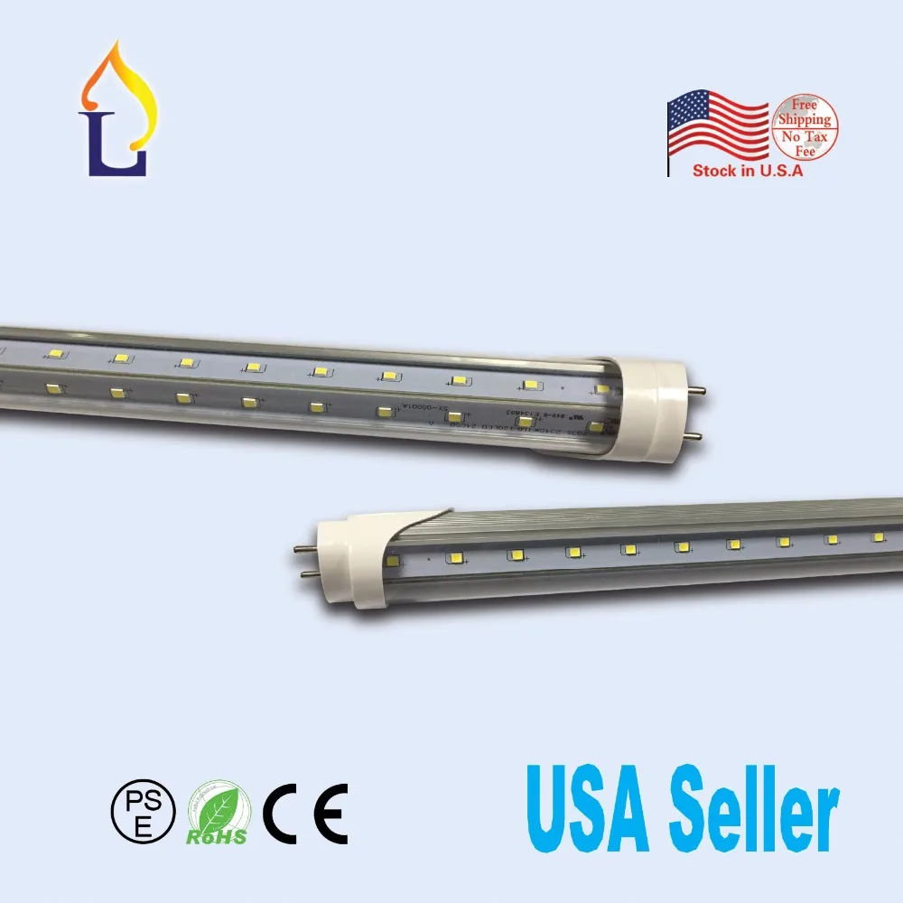 6pcs/lot T8 V shaped Tube Light 6ft 60W G13/Fa8/R17D SMD2835 28LM/led
