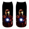 Ofertas Especiales Calcetines cortos con estampado 3D para niños, Capitán América, Iron Man, barco para adultos, spiderman, dibujos animados, vengadores NjbQa6bw