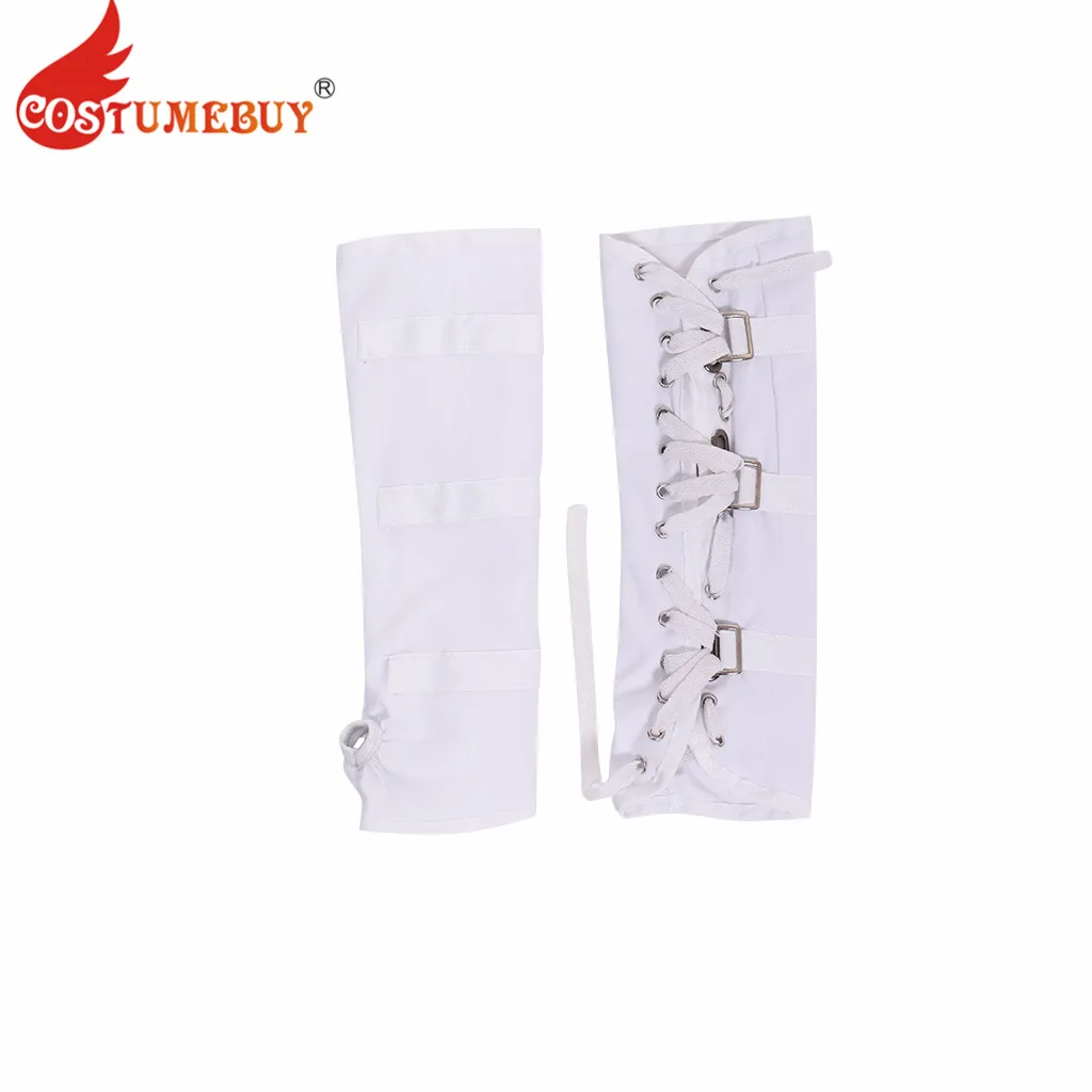 

CostumeBuy MJ Michael Jackson collection White BAD Punk Cotton Adjustable ArmBrace Glove Performance Show Party