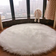 Ковер с длинным ворсом накидка из овчины для стула мягкий спальный искусственный коврик для сиденья длинные меховые пушистые коврики моющиеся искусственные Textil
