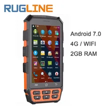 5″ Android 7.0 Mobile Data Collector 2*PSAM 1*SIM Wifi 4G Bluetooth NFC Handheld UHF RFID Reader 1D 2D Laser Barcode Scanner