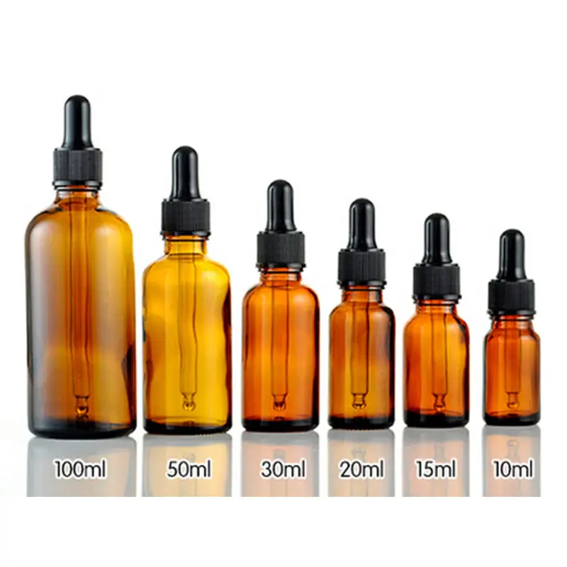 1PCS 10ml 15ml 30ml 50ml 100ml Amber Glass Bottle With Lotion Sprayer 1pcs-10ml-15ml-30ml-50ml-100ml-amber-glass-bottle-with-lotion-sprayer