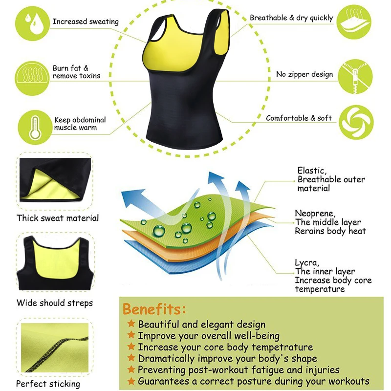Skup (Kamizelka + pas + spodnie) neoprenowy ciała Shaper kobiet talia trener spodenki wyszczuplające kamizelka Super odcinek Super schudnąć kontrola spodnie