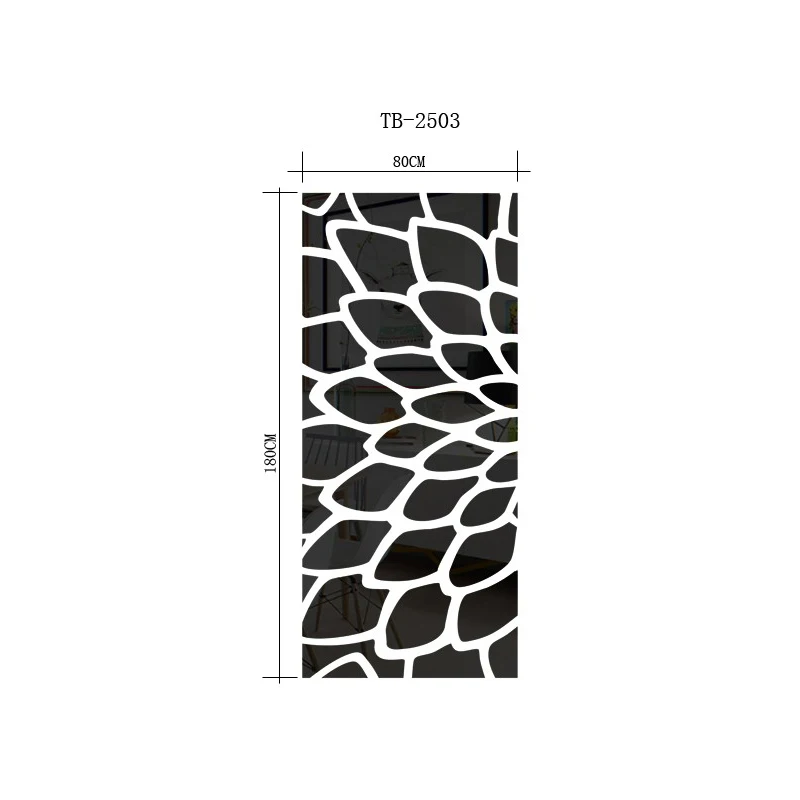  Modern mirror wall stickers acrylic 3D wall surface stickers home decor bedroom living room decorat - 32833268297
