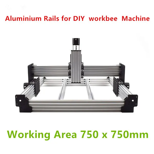 Funssor Workbee CNC наборы алюминиевых пластин с винтовым приводом) для Workbee части фрезерного станка с ЧПУ