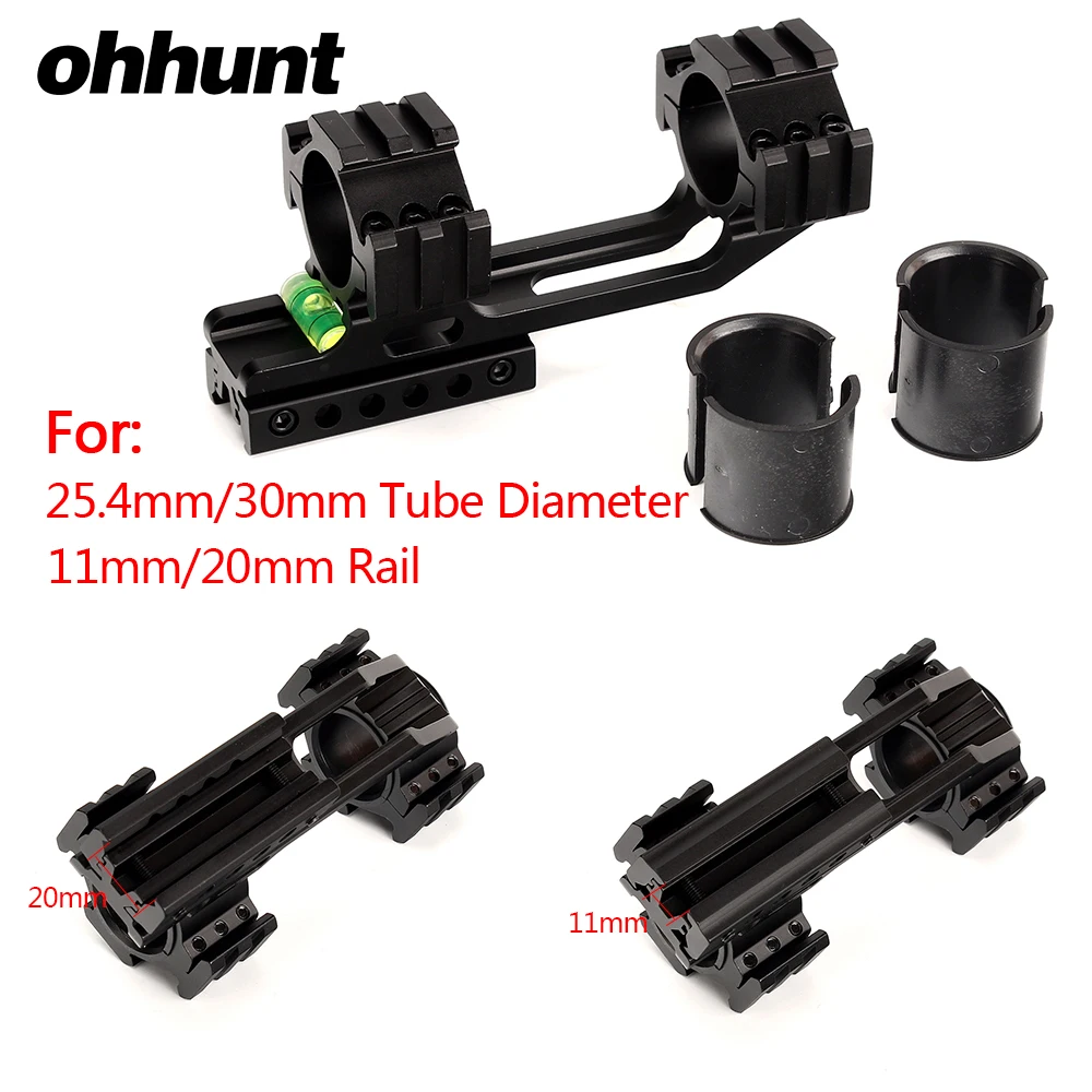 Охота ohhunt 1 дюйм 30 мм Диаметр 11 3/8 &quotласточкин хвост 20 кольца для прицела винтовки