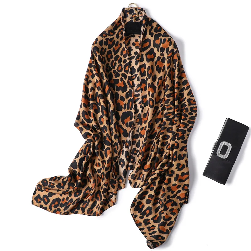 Для женщин шарф Шерсть зима теплая шаль модный пэчворк бандана Для женщин утепленные шерстяные шарфы Роскошные Большой пашмины хлопок leopard - Цвет: style1