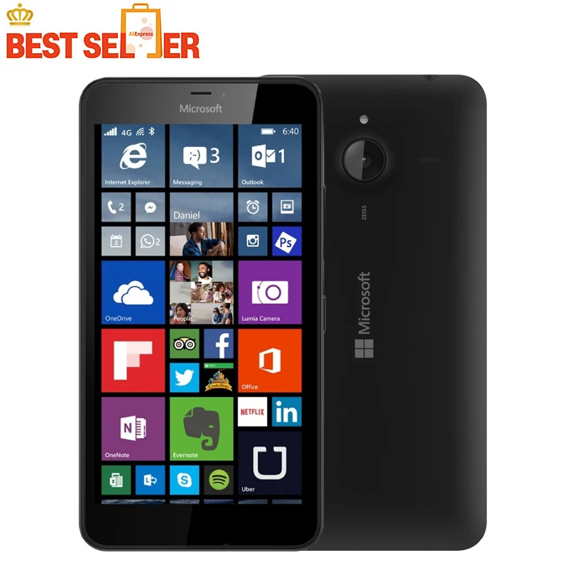 Оригинальный разблокированный телефон Nokia Lumia 640/640XL 8 Гб ПЗУ 1 ГБ ОЗУ