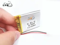 Li-po 3,7 V 1300 mAh 654050 литий-полимерный Li-po li ion Перезаряжаемые Батарея клетки для Mp3 MP4 MP5 gps