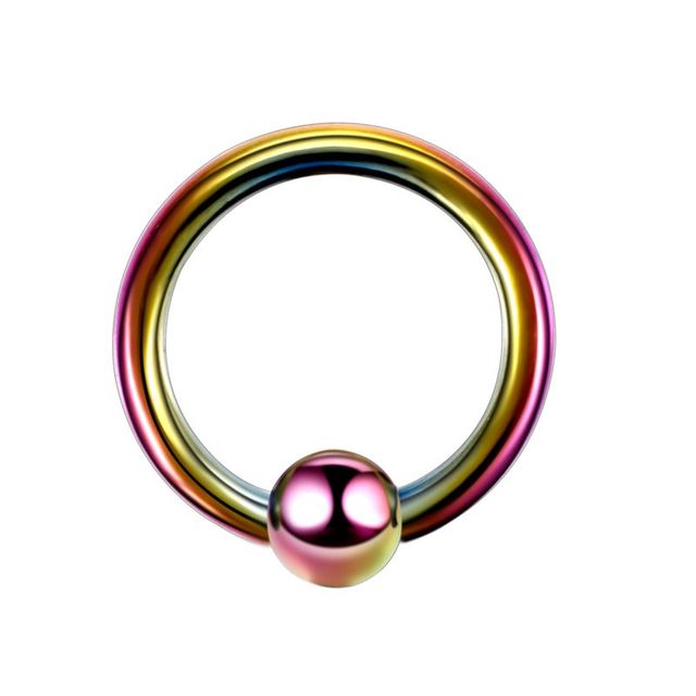 16g G23 Titanium Nose Rings Opal Captive Bead Rings Nose Piercing Ear Cartilage Rings Earring Piercing Charming Jewelry