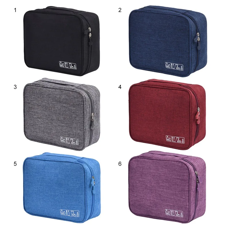 

Unisex Travel Bussiness Trip Toiletries Storage Bag with Transparent Inner Bag Waterproof Portable Durable for Travel Home