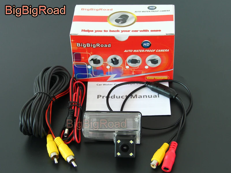 BigBigRoad For toyota previa crown 2010 2011 2012 2013 Car Rear View Reversing Backup Parking Camera night vision waterproof (2)