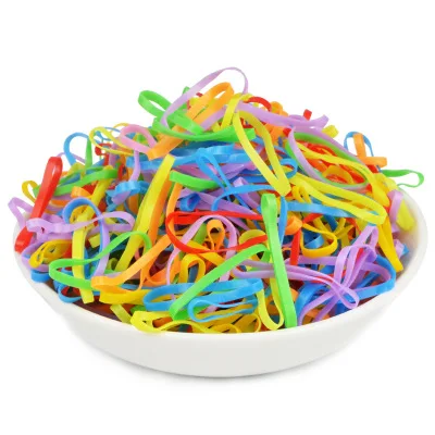 100 Pcs/Pack Girls Children Rubber Band Elastic Hair Ropes Hair Accessories Mini Hair Band Candy Color Elastic hair band ring 100 Pcs/Pack Girls Children Rubber Band Elastic Hair Ropes Hair Accessories Mini Hair Band Candy Color Elastic hair band ring