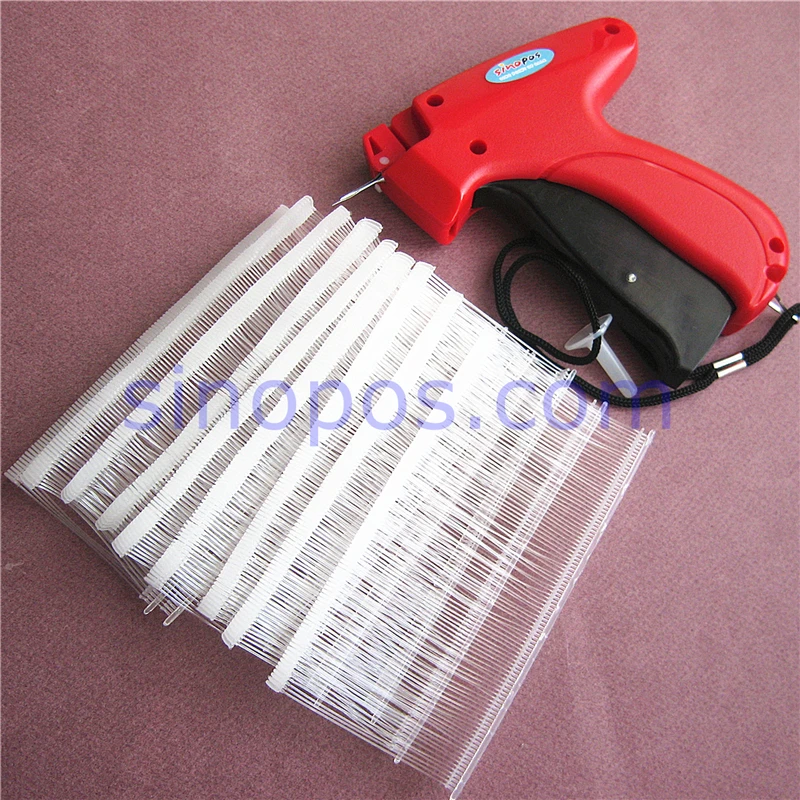 

[FINE] Tagging Gun Fine Fabric Kit 1, Tag Attacher + 1000 Fine Tag Pins + extra needle, Clothes Price Tag Gun set barbs fastener