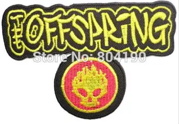 

THE OFFSPRING Conspiracy Skull Logo Music Band Iron On/Sew On Patch Tshirt TRANSFER MOTIF APPLIQUE Rock Punk Badge Free shipping