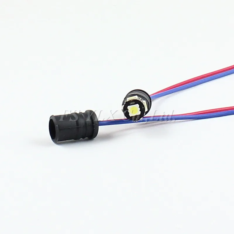 FSYLX 50 шт. светодиодный T10 держатель гнезда кабели адаптеров для автомобиля T10 W5W светодиодный габаритный фонарь T10 светодиодный держатель