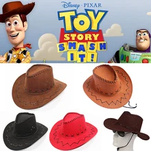 Игрушка история Косплей Вуди Джесси шляпа для взрослых и детей из искусственной кожи шляпа