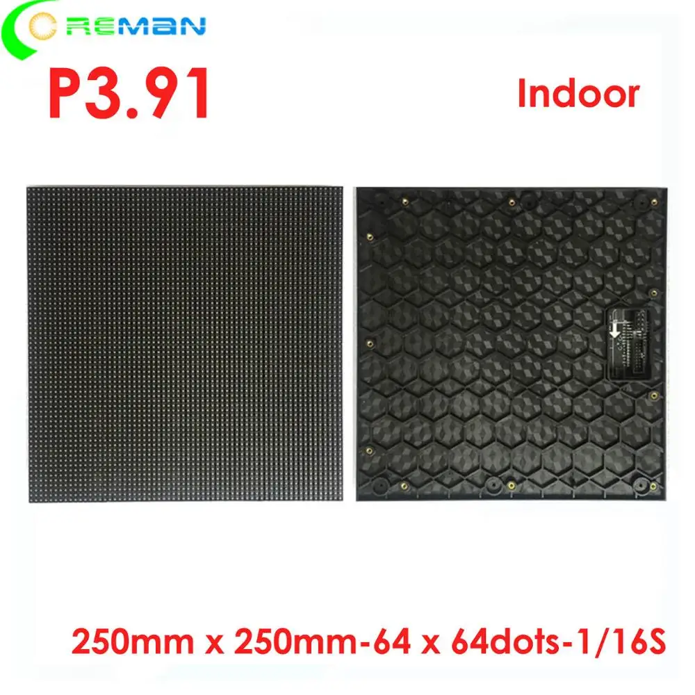 

Free shipping 64x64 rgb led matrix panel p3.91 p2.6 25x25cm led module , P3.91 P4.81 P2.6 2 x 3 video wall led module