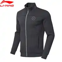 Li-Ning Wade Series Sweater Regular Fit 66% Polyester 34% Cotton Zipper Closure LiNing Sport Hoodie Tops AWDN905 MWW1451