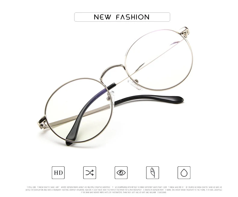 DIDI, прозрачные линзы, очки для глаз, круглые, сплав, очки, мужские, брендовые, прозрачные линзы, по рецепту, очки, оправы, без градусов, очки W777