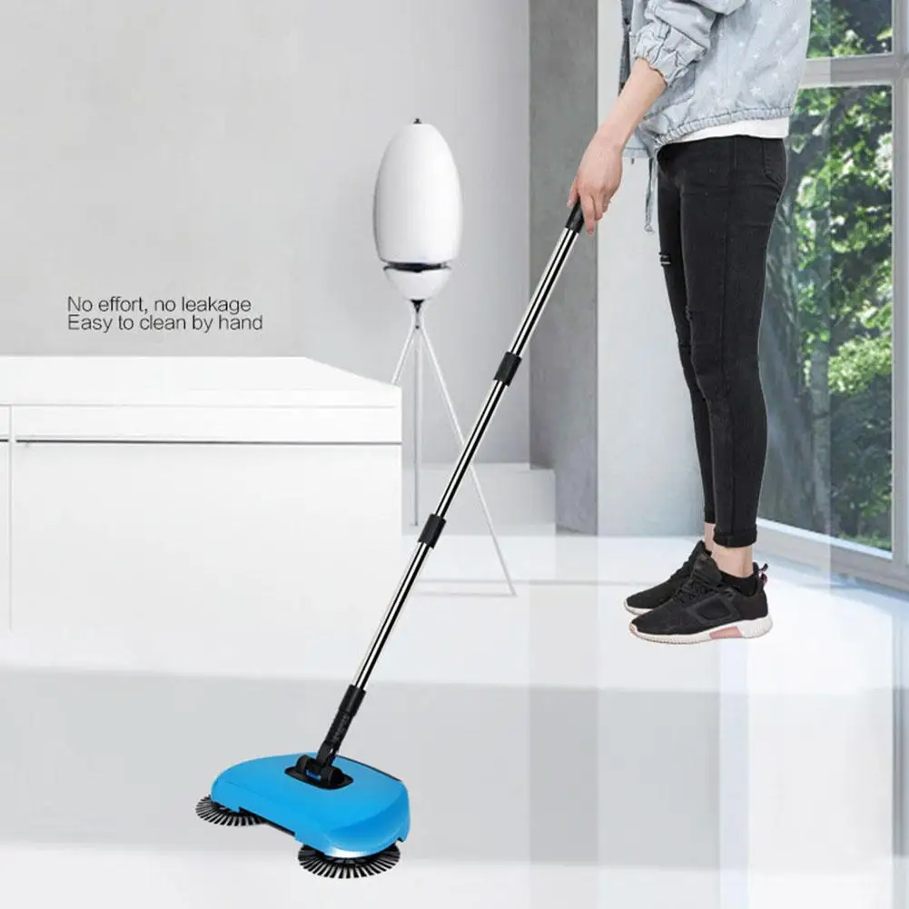 

2019 NEW Stainless Steel Hand Push Sweeping Machine Broom Sweeper Mop Home Cleaning Tool