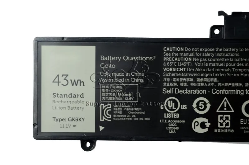 Аккумулятор JIGU для ноутбука DELL оригинальный аккумулятор GK5KY Inspiron 13 7347 11 3147 04K8YH