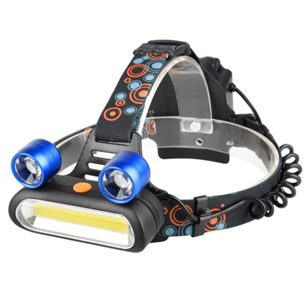 

LED Headlights COB Strong Outdoor Lighting USB Charging Head-mounted Flashlight