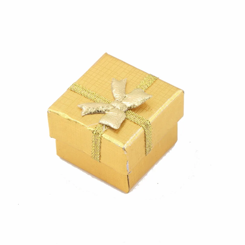 2 шт серьги кольцо цепи ожерелье кулон сиреневый ювелирные изделия Женщины подарочная упаковочная коробка красный зеленый синий розовый Упаковка держатель лук картон