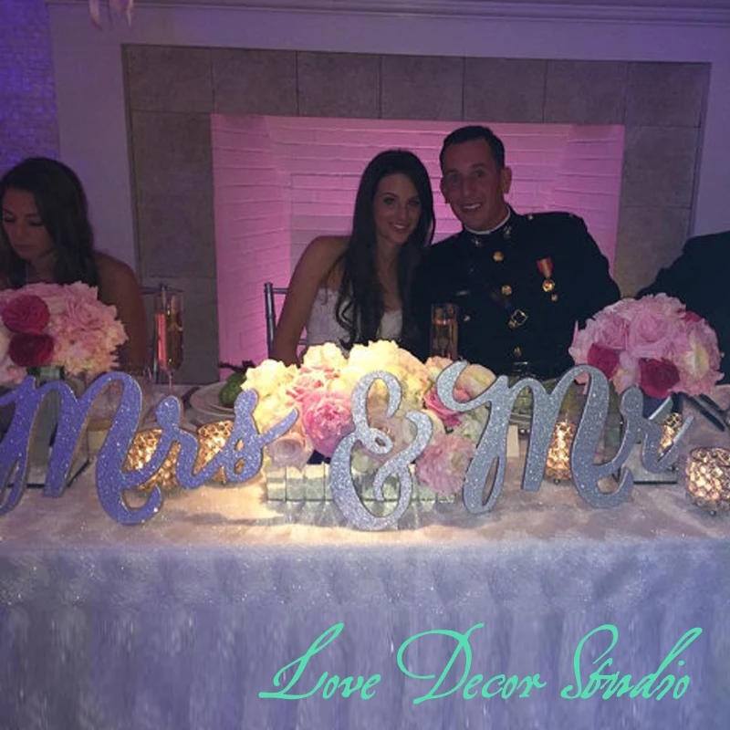 

Wedding Chair Signs - Mr & Mrs Signs for Wedding Chairs for Bride and Groom - Hanging Signs Decor -