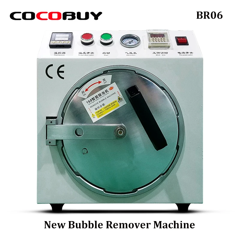 

Free Shipping BR06 Vacuum Autoclave LCD OCA Air Bubble Remove Machine OCA Bubble Remover For Samsung and iPhone LCD Refurbish
