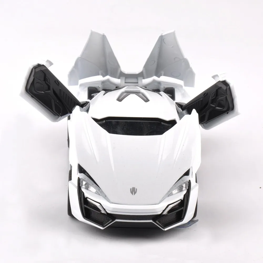 Mocai 1:32 Масштаб 4 цвета сплав Lykan Hypersport игрушечный автомобиль быстрый и яростный 7