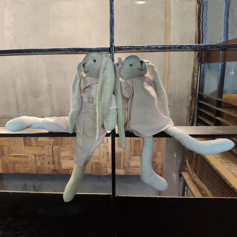 

30cm Cute Rabbit Plush Toy Lovely Long Ear Couple Bunny Stuffed Dolls Girl Soft Animals Toys for Children Birthday Gifts