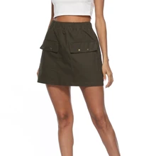 Летние женские Ретро Модные Военные зеленые мыть хлопчатобумажные юбки женские s Harajuku Юбки будут особенно женские