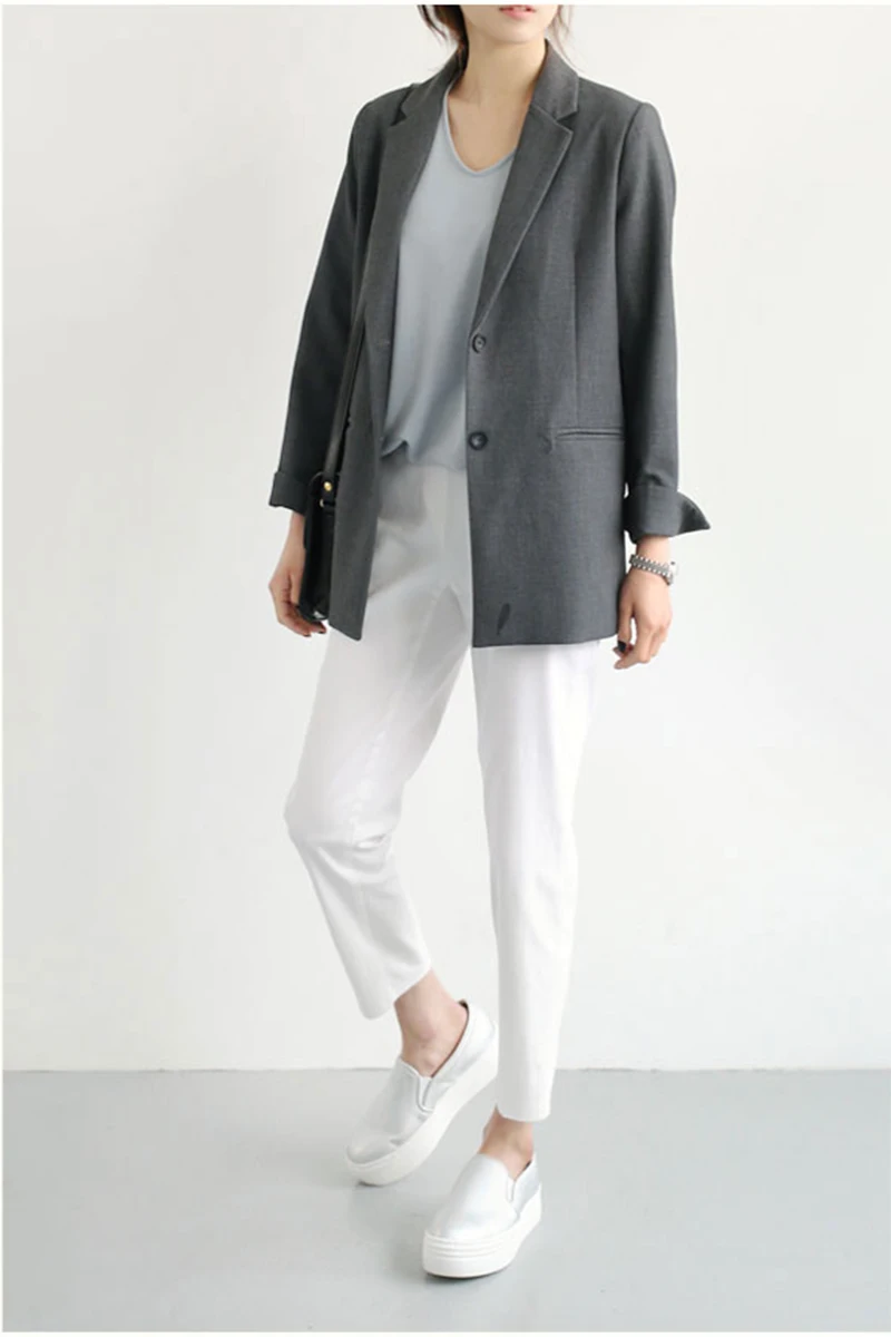 Et Grande De Costume Coréenne Caramel Taille Lâche Petit Classic light star Occasionnel Court Printemps Automne Paragraphe 2019 Gray Veste Banlieue Black Beau fwZ5c