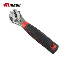 Multi-Funktion Universal 6 Punkt Hex Wrench CRV Einstellbarer Griff Schlüssel 6-22mm Ratsche Spanner Reparatur hand Werkzeuge
