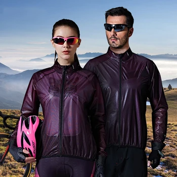 

Santic 2019 Cycling Jacket Men Women Sun Protective UPF40+ Small Rain Couple Coat Cycling Clothings Windproof Waterproof Jacket