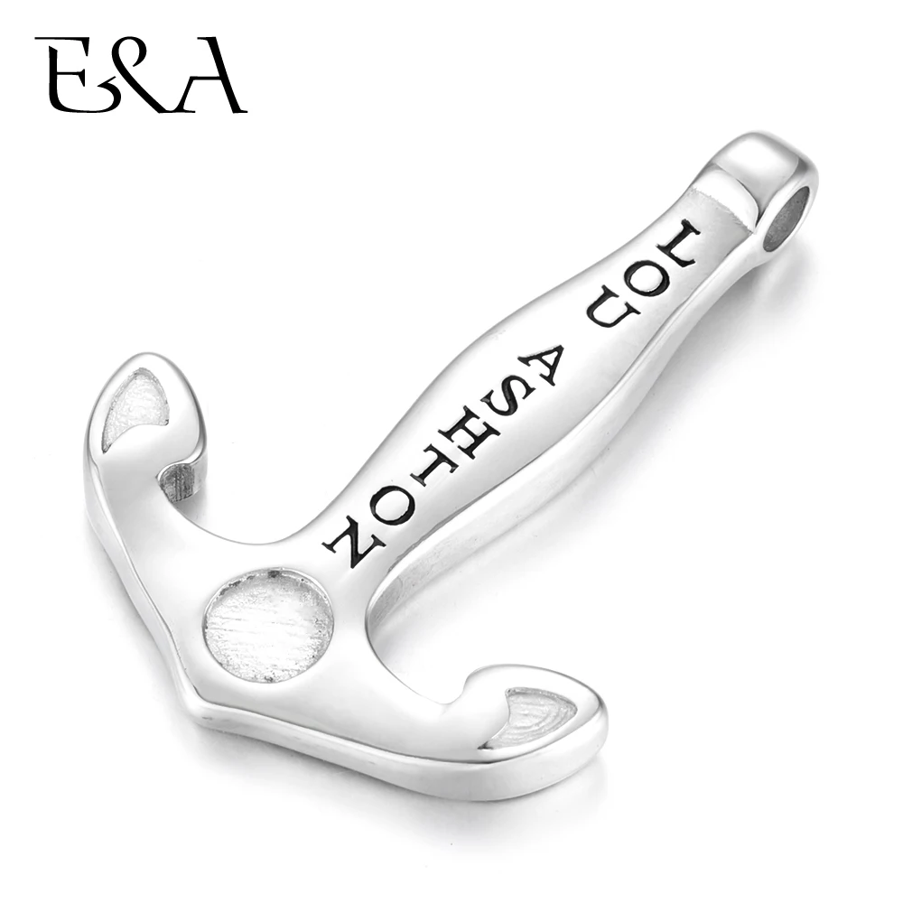 Stainless Steel Anchor Pendant Setting Bracelet Hooks Charms DIY Jewelry Making Necklace Pendants Findings Supplies Accessories | Украшения