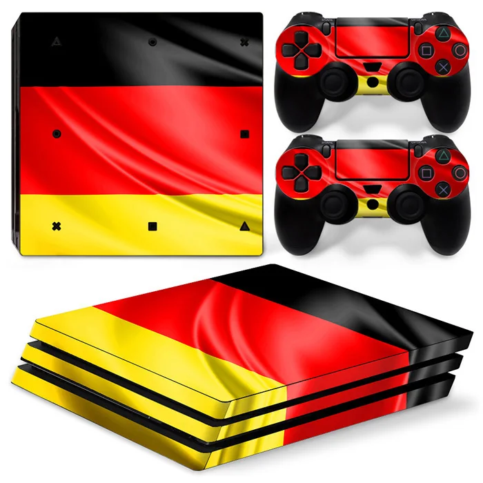 Для PS4 Pro защитные наклейки кожи+ 2 шт. контроллеры виниловые наклейки