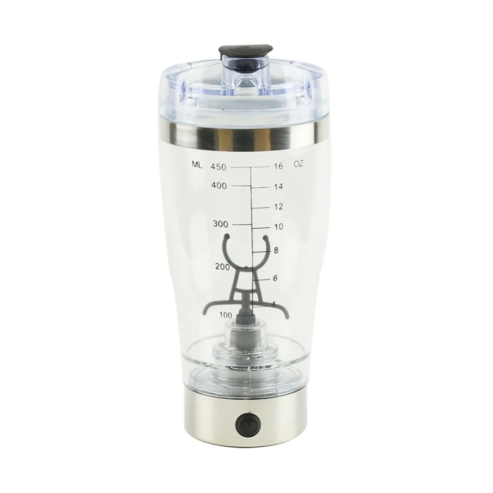 

New Electric Protein Shaker Blender Water Bottle Automatic Movement Vortex Tornado 600 ML Free Detachable Smart Mixer Cup