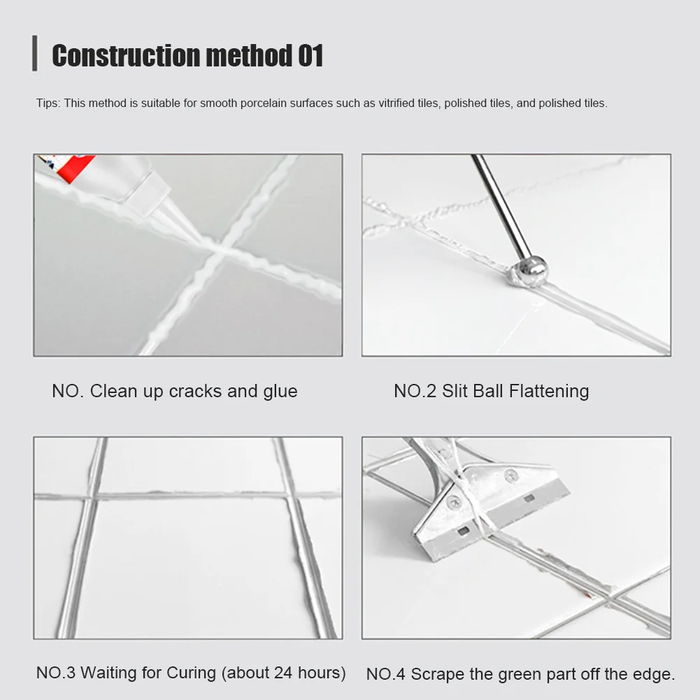 150 мл керамический плиточный герметик красивый инструмент для ремонта напольная, настенная плитка QJS магазин