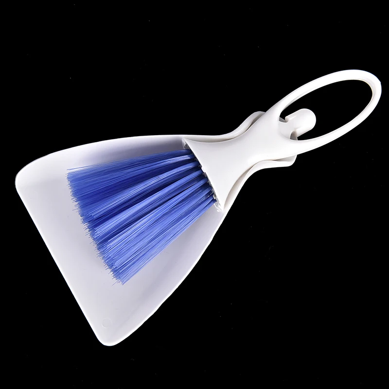 New Car Air Vent Mini Brush Dustpan Broom Duster Dust Brush Keyboard