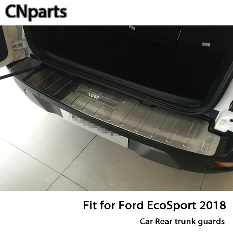 

CNparts For Ford EcoSport 2018 Auto Car Rear Trunk Door Bumper Anti Scratch Strips Accessories