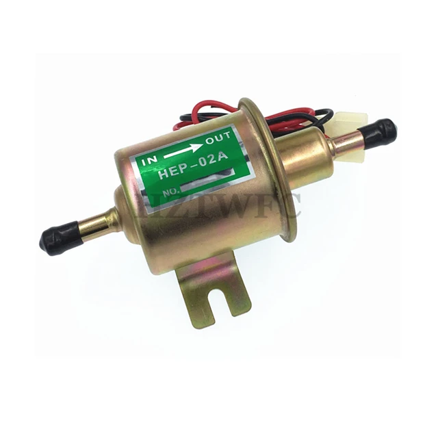 NEW HEP 02A HEP02A UNIVERSAL 12V ELECTRIC FUEL PUMP INLINE DIESEL