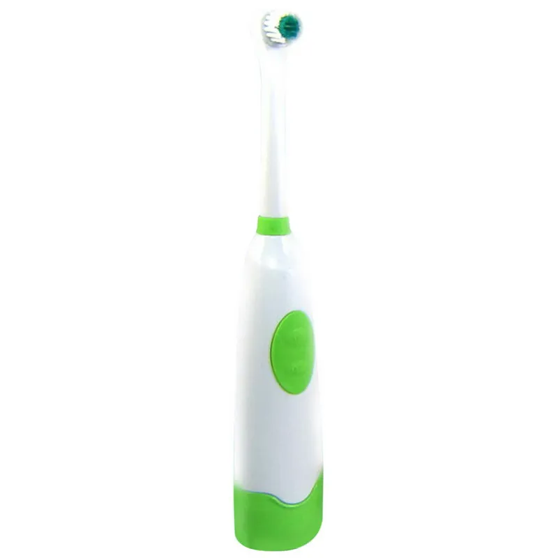 1Pc Rotating Anti Slip Waterproof Electric Adult font b Toothbrush b font with 2 Brush font