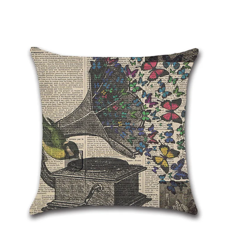 

Butterfly beautiful colorful Cushion Cover Decoration for Home sofa shop seat lumbar Pillow case friend kids bedroom gril gift