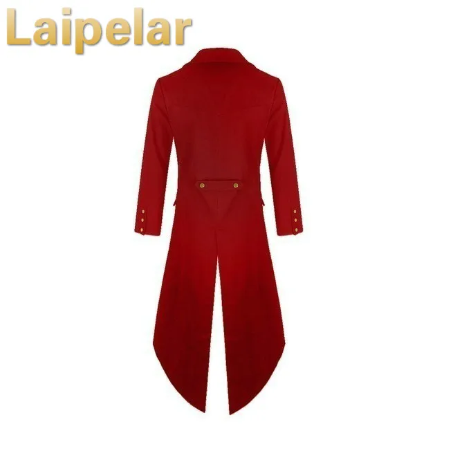 Мужское пальто винтажное стимпанк Ретро пиджак-фрак с длинным рукавом однобортное готическое викторианское платье пальто размера плюс Laipelar
