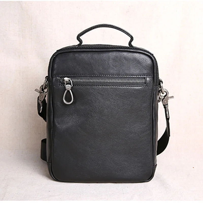 AETOO Leather Men's Bag Tote Casual Korean Business First Layer Leather Shoulder Bag Messenger Bag Men