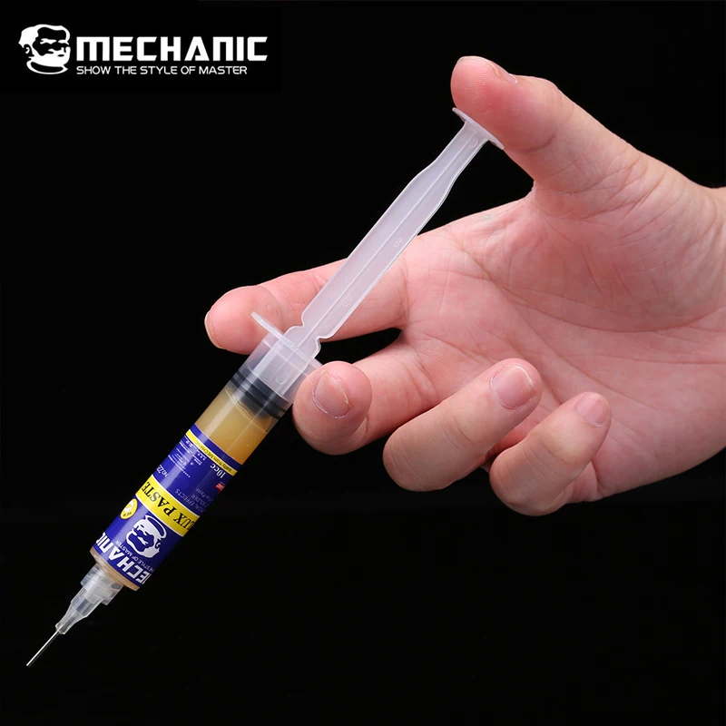 Паяльный флюс MECHANIC Liquid/paste для процессора iPhone особая паяльная паста nada BGA [10cc] +